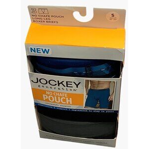 3-Pack Jockey Generation Men's No Chafe Pouch Long-Leg Boxer Briefs Sm. 28"-30"